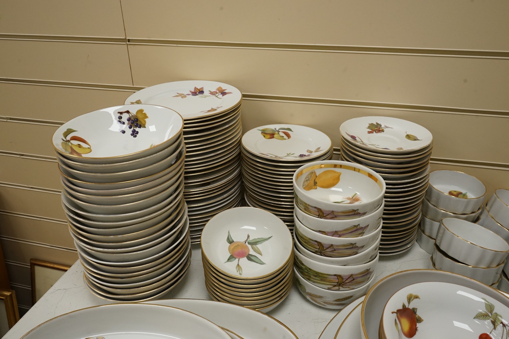 A group of Royal Worcester Evesham kitchen and dinner wares